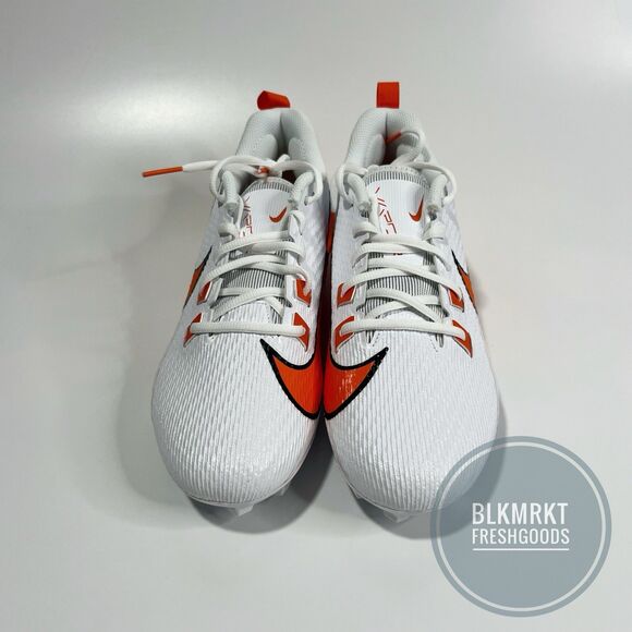 Nike Vapor Edge Speed 360 2 White Orange Football Cleats FQ4045-100 Size 9.5 - Picture 3 of 7